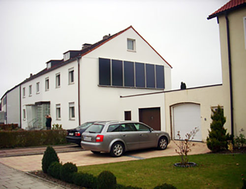 Fassaden-Kollektoranlage 13,8 m²